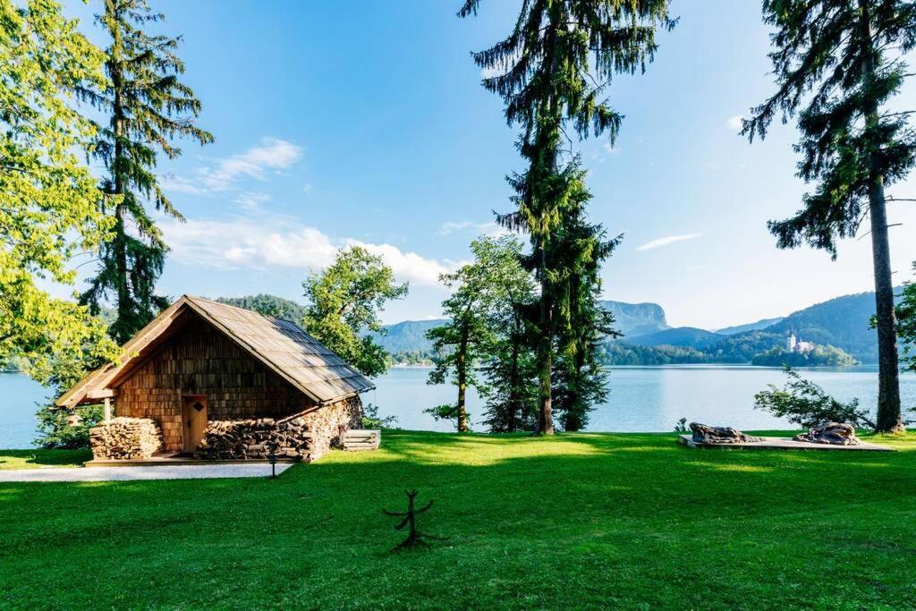 Private Beach House On Lake Bled Exterior foto
