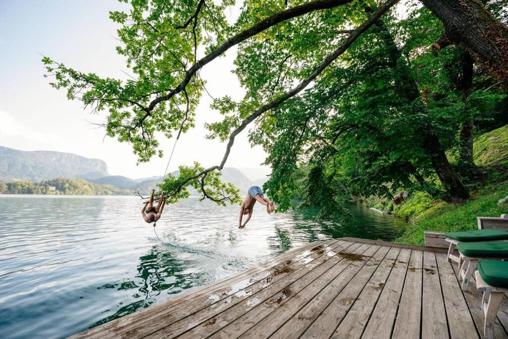 Private Beach House On Lake Bled Exterior foto