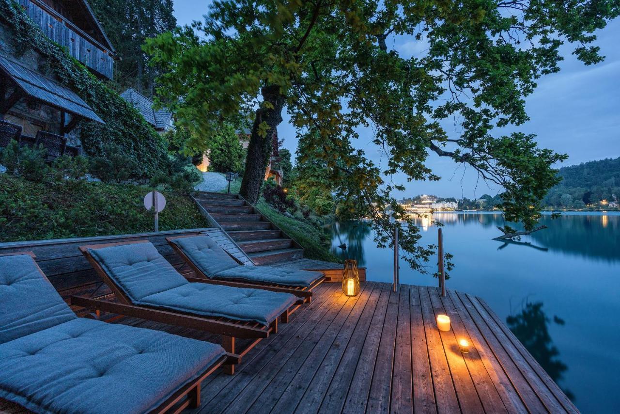 Private Beach House On Lake Bled Exterior foto